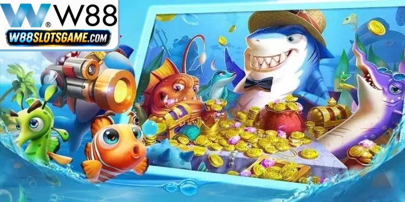 Kho vũ khí tối tân hỗ trợ săn sinh vật biển hiệu quả trong bắn cá xèng W88